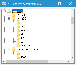 Swing/ResolveShortcutsLinkLocation screenshot
